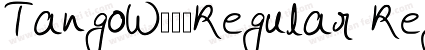 TangoW04-Regular Reg字体转换